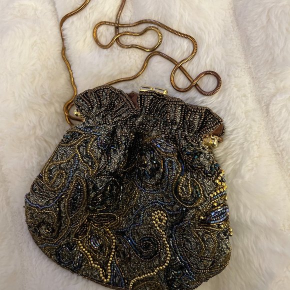 Vintage Beaded  Clutch - Picture 1 of 6